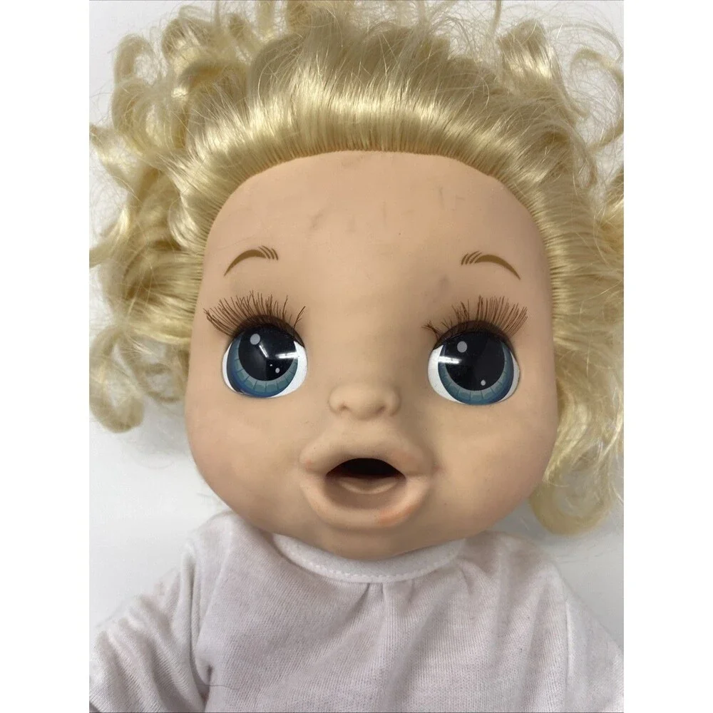 Baby Alive Happy Hungry Baby Interactive Doll Phrases & Sounds Blonde 2018